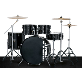 BATERÍA JINBAO BOMBO DE 20" NEGRO METALIZADO