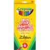 BAQUETAS ZILDJIAN ZKIDS CRAYOLA - Pack 6 unidades / Colores