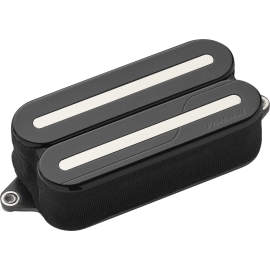 PASTILLA HUMBUCKER FLUENCE MODERN OPEN CORE CERÁMICA RAILS - NEGRA / NICKEL