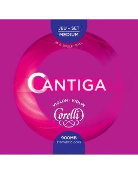 Set de cuerdas violín Corelli Cantiga 900MB Bola Medium 4/4