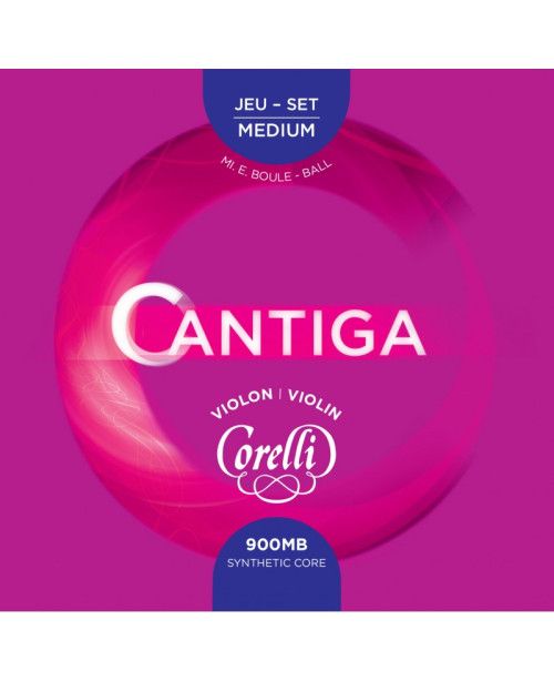 Set de cuerdas violín Corelli Cantiga 900MB Bola Medium 4/4
