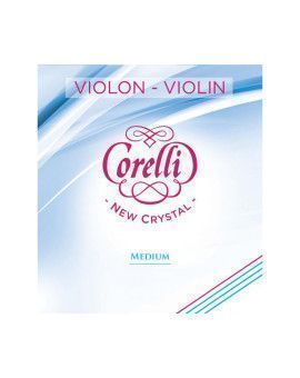 Cuerda violín Corelli Crystal 1ª Mi Bola Medium 1/2