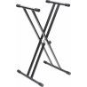 SOPORTE TECLADO DOBLE AKS02