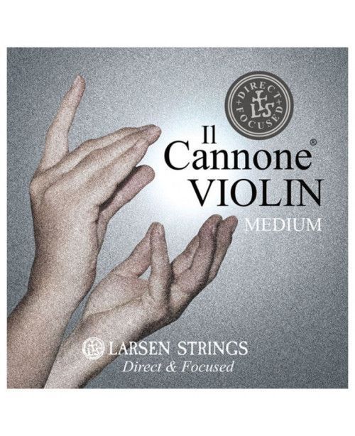 Juego de cuerdas violín Larsen Il Cannone Direct & Focused Medium. Oferta lanzamiento + Mi 028 4/4