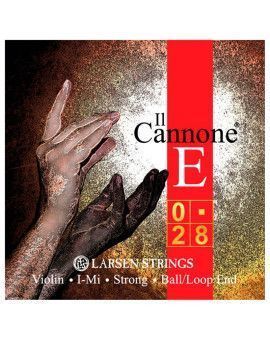 Cuerda violín Larsen Il Cannone 1ª Mi Bola-Lazo 0.28 4/4 Forte 4/4