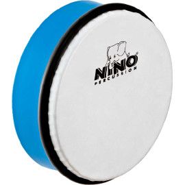 PANDERO PLASTICO 6' AZUL NINO4