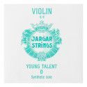 Cuerda violín Jargar ""Young Talent"" 3ª Re Bola Medium 1/4