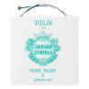 Cuerda violín Jargar ""Young Talent"" 3ª Re Bola Medium 1/4