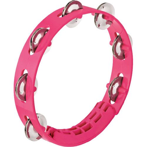 PANDERETA PLASTICO 8' ROSA NIN