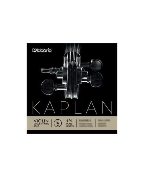 Cuerda violín D'Addario Kaplan Golden Spiral K420L-3 1ª Mi lazo Medium 4/4