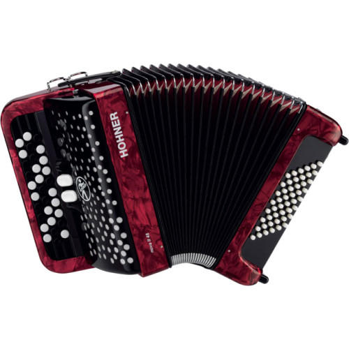 ACORDEON NOVA II 48 ROJO