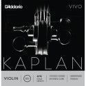Set de cuerdas violín D'Addario Kaplan Vivo KV310 Bola Medium 4/4
