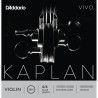 Set de cuerdas violín D'Addario Kaplan Vivo KV310 Bola Medium 4/4