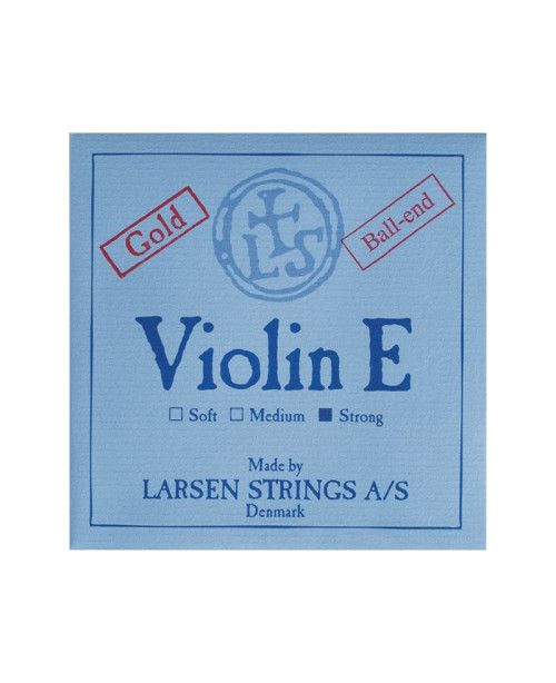 Cuerda violín Larsen 1ª Mi Bola oro Strong 4/4