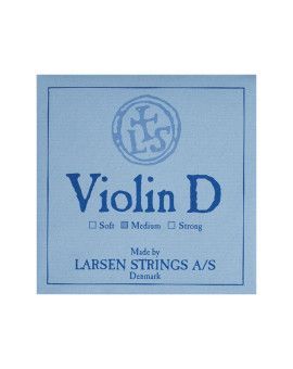 Cuerda violín Larsen 3ª Re plata Medium 4/4