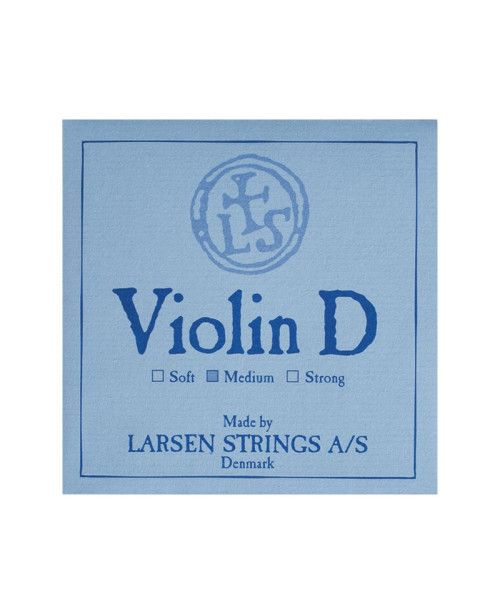 "Cuerda violín Larsen 3ª Re plata Medium"