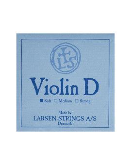 Cuerda violín Larsen 3ª Re plata Soft 4/4