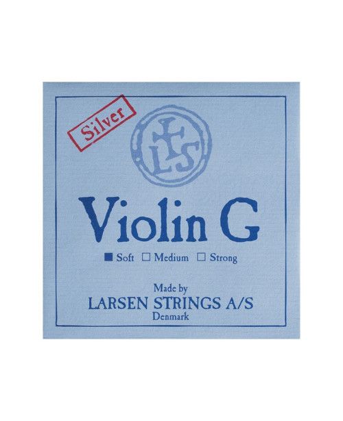 Cuerda violín Larsen 4ª Sol plata Soft 4/4