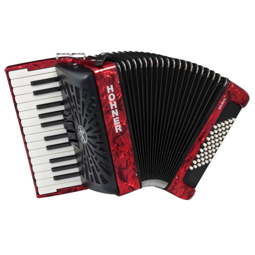 ACORDEON BRAVO II 48 ROJO A165