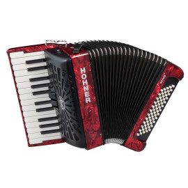 ACORDEON BRAVO II 60 ROJO A169