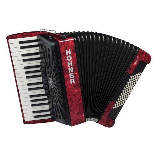 ACORDEON BRAVO III 72 ROJO A16
