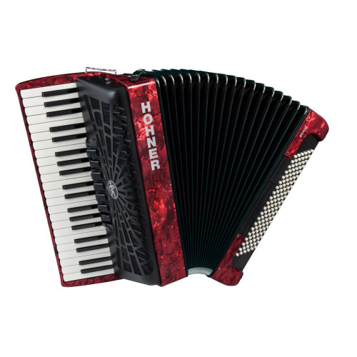 ACORDEON BRAVO III 120 ROJO A1