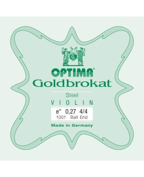 Cuerda violín Optima Goldbrokat 1001 1ª Mi Bola 0.27 Hard 4/4