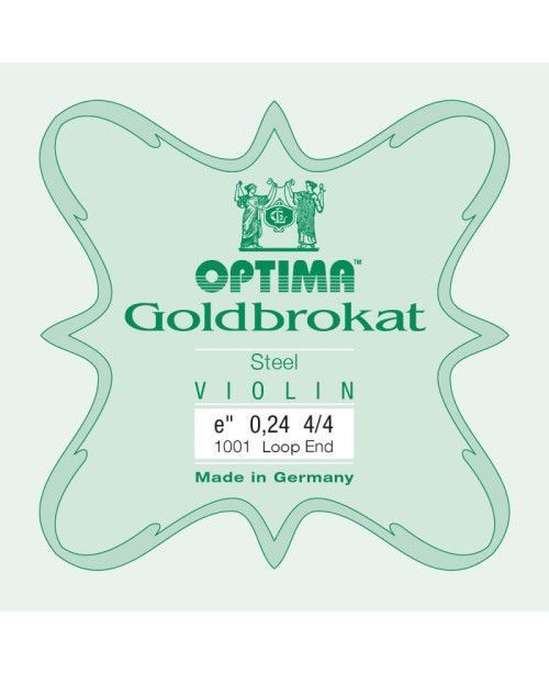 Cuerda violín Optima Goldbrokat 1001 1ª Mi lazo 0.24 Extra-light 4/4