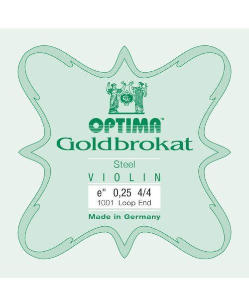 Cuerda violín Optima Goldbrokat 1001 1ª Mi lazo 0.25 Light 4/4