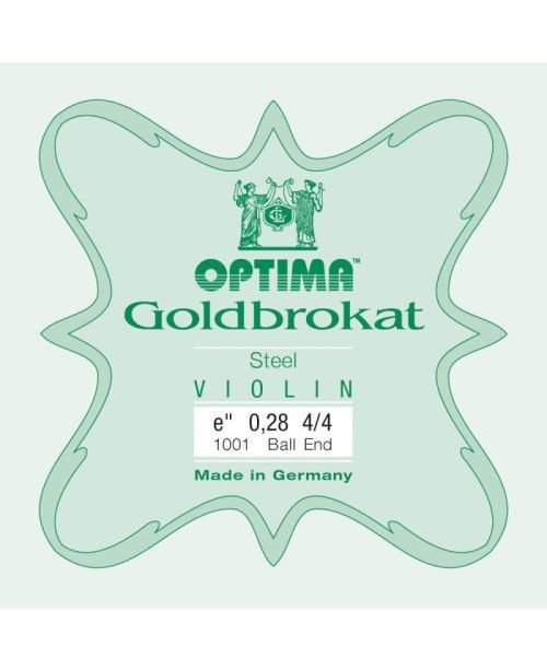 Cuerda violín Optima Goldbrokat 1001 1ª Mi Bola 0.28 Extra-hard 4/4