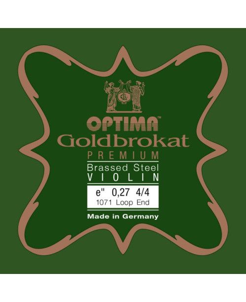Cuerda violín Optima Goldbrokat Premium Brassed 1071 1ª Mi lazo 0.27 Strong 4/4