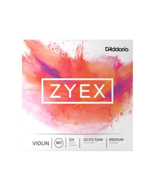 Cuerda violín D'Addario Zyex DZ312 2ª La 3/4 Medium