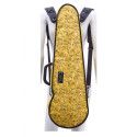 Funda violín Bam HO2002XLF Hoody Flower forma para modelo 2002XL 4/4 Amarillo