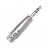 ADAPTADOR METAL XLR H./JACK M.