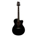 GUIT ACUST SE A20E BLK TOP