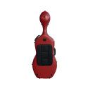 Estuche cello Artist Dynamic policarbonato 4/4 Rojo