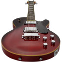 ELEC. GUITAR SWEDE CRIMSON FLA