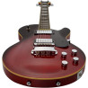 ELEC. GUITAR SWEDE CRIMSON FLA