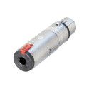 ADAPTADOR XLRF 3 POLOS > 1/4''