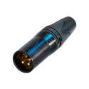 CONECTOR XLR 8+2 POLOS MACHO N
