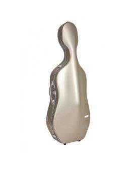 Estuche cello Bam SUP1005XL Slim 2.9 Suprême Hightech 4/4 Champagne/Plata