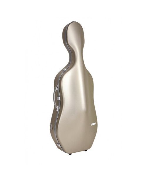 Estuche cello Bam SUP1005XL Slim 2.9 Suprême Hightech 4/4 Champagne/Plata