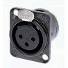 CONECTOR CHASIS XLR 3 POLOS HE