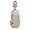 Estuche cello Bam SUP1005XL Slim 2.9 Suprême Hightech 4/4 Champagne/Plata