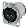 CONECTOR CHASIS XLR 3 POLOS HE