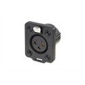 CONECTOR CHASIS XLR 3 POLOS HE