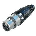 CONECTOR XLR 3 POLOS HEMBRA NC