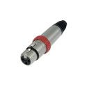 CONECTOR XLR 3 POLOS HEMBRA NC