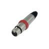 CONECTOR XLR 3 POLOS HEMBRA NC