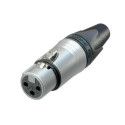 CONECTOR XLR 3 POLOS HEMBRA NC